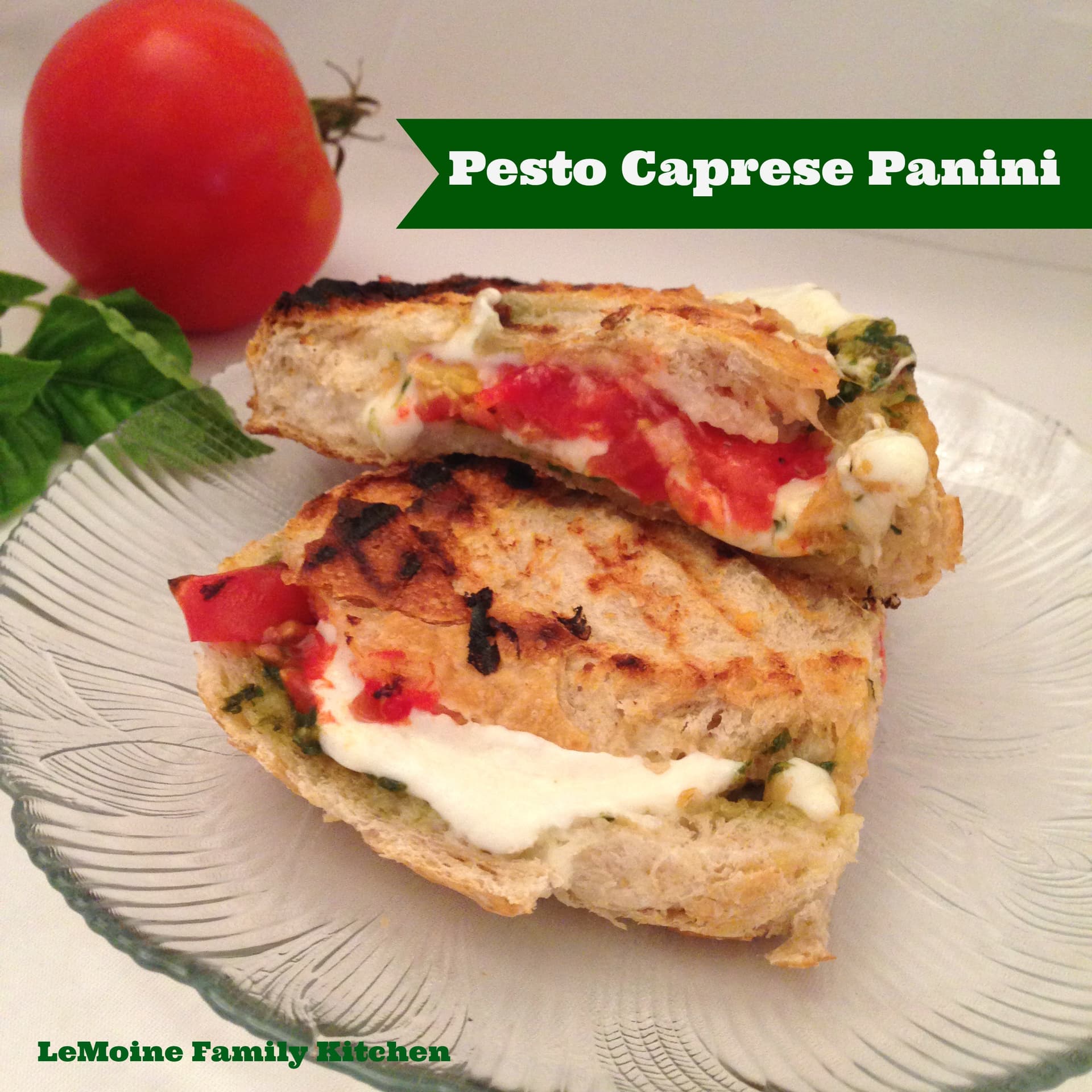 Pesto Caprese Panini