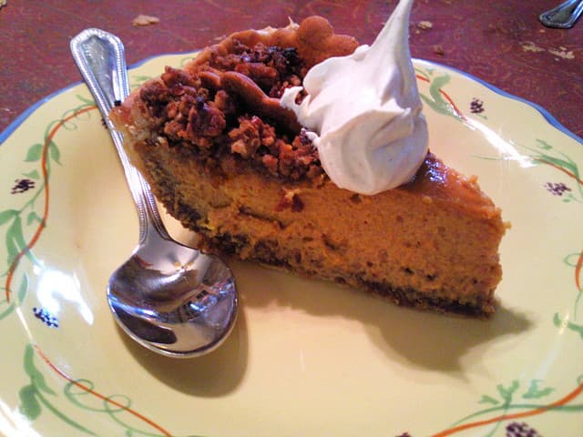 Spicy Pumpkin Pecan Caramel Pie With Cinnamon Whipped Cream
