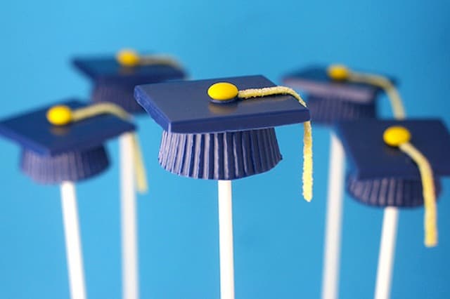 Graduation Cap Candy Cups