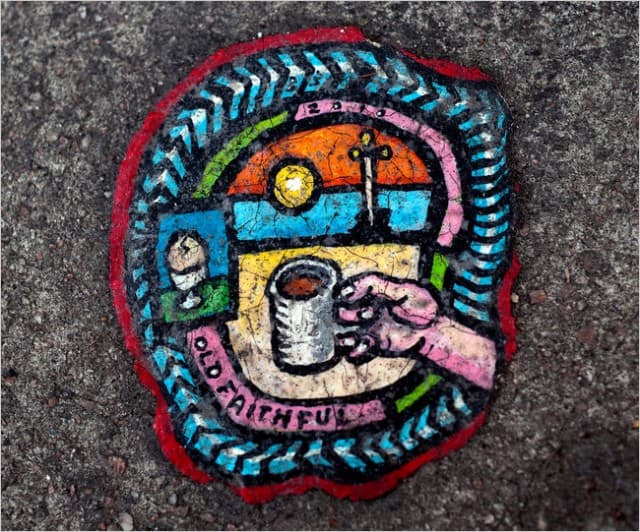 chewing gum paintings