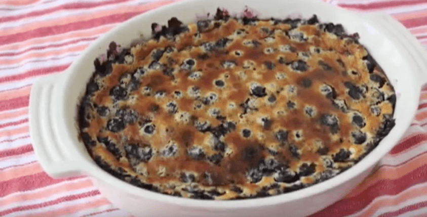End of Summer Blueberry Clafoutis