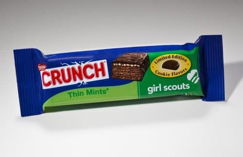 Nestle Crunch Thin Mints Girl Scout Cookie