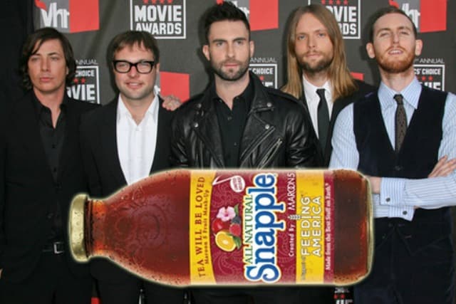 Maroon 5 and Snapple for Feeding America