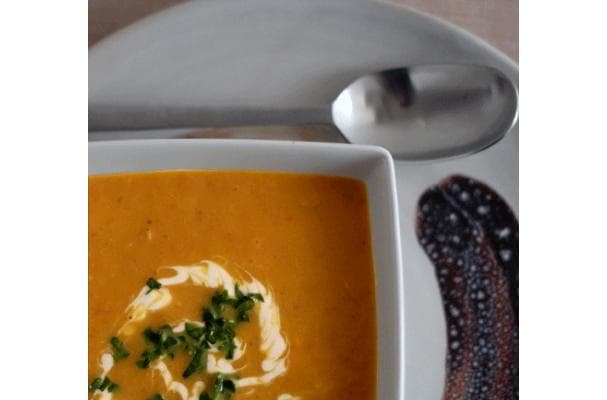 What's Hot: Pumpkin Puree Soup With Bacon