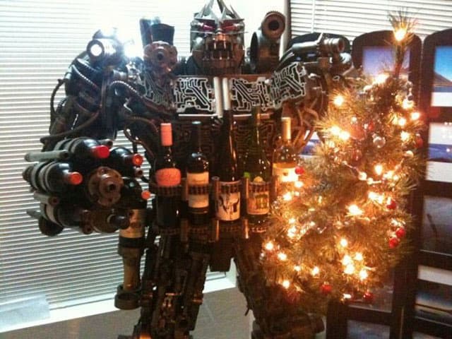 Transformer Wine Rack