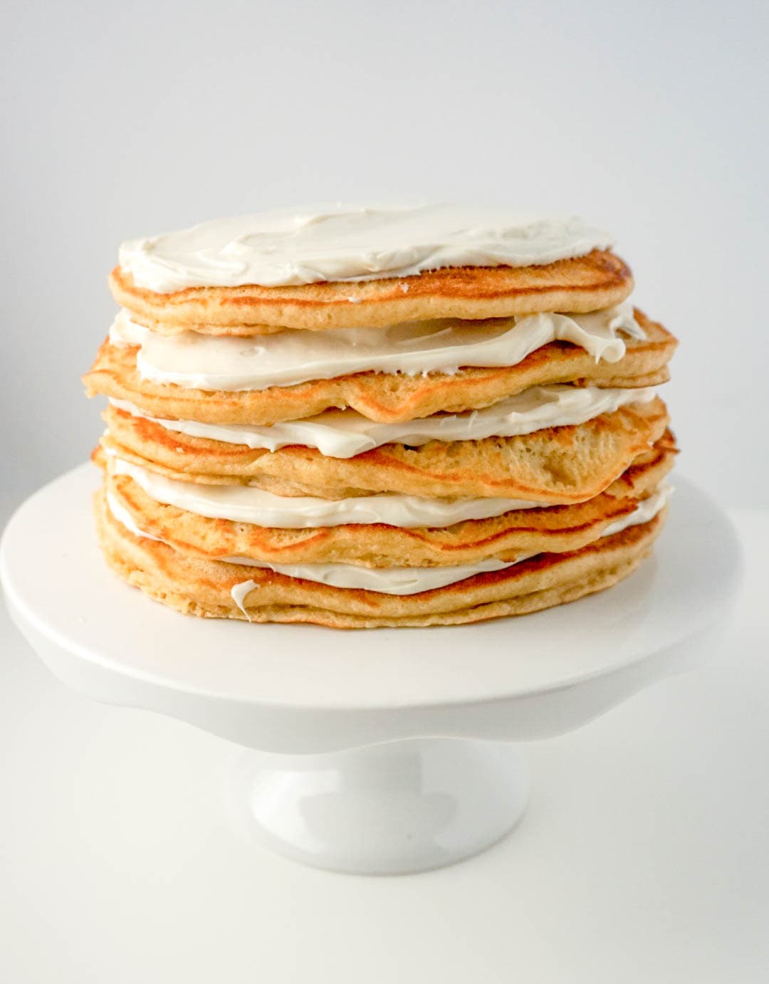 Pancake Cake w/Maple Cream Frosting
