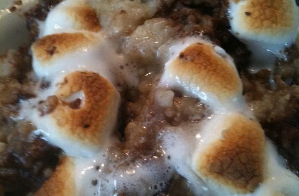 Baked S'mores Oatmeal