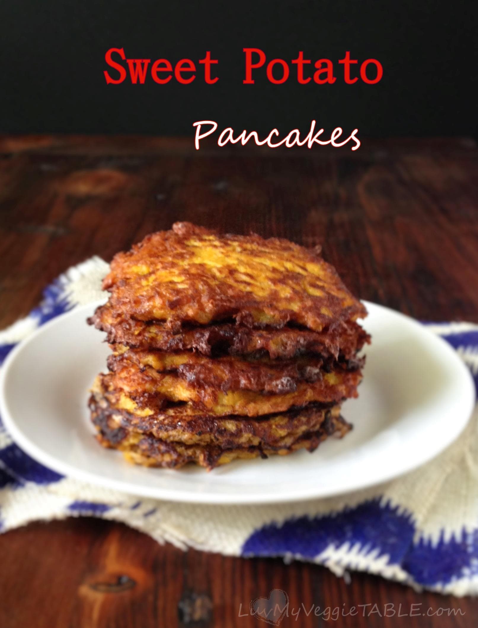 Sweet Potato Pancakes (latkes)