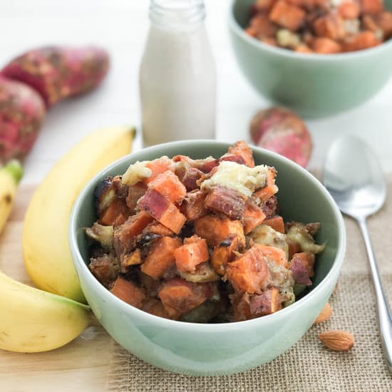 Sweet Potato, Banana Breakfast Bake