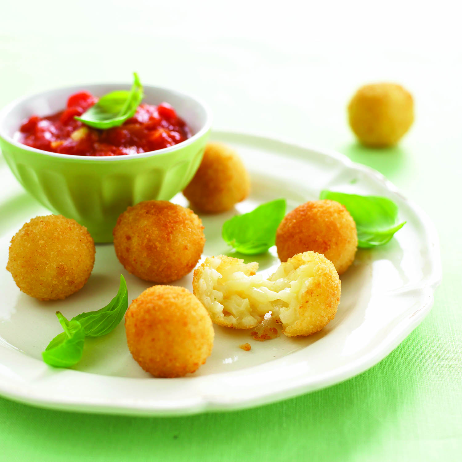 Foodista Recipes, Cooking Tips, and Food News Cheesy Rice Balls