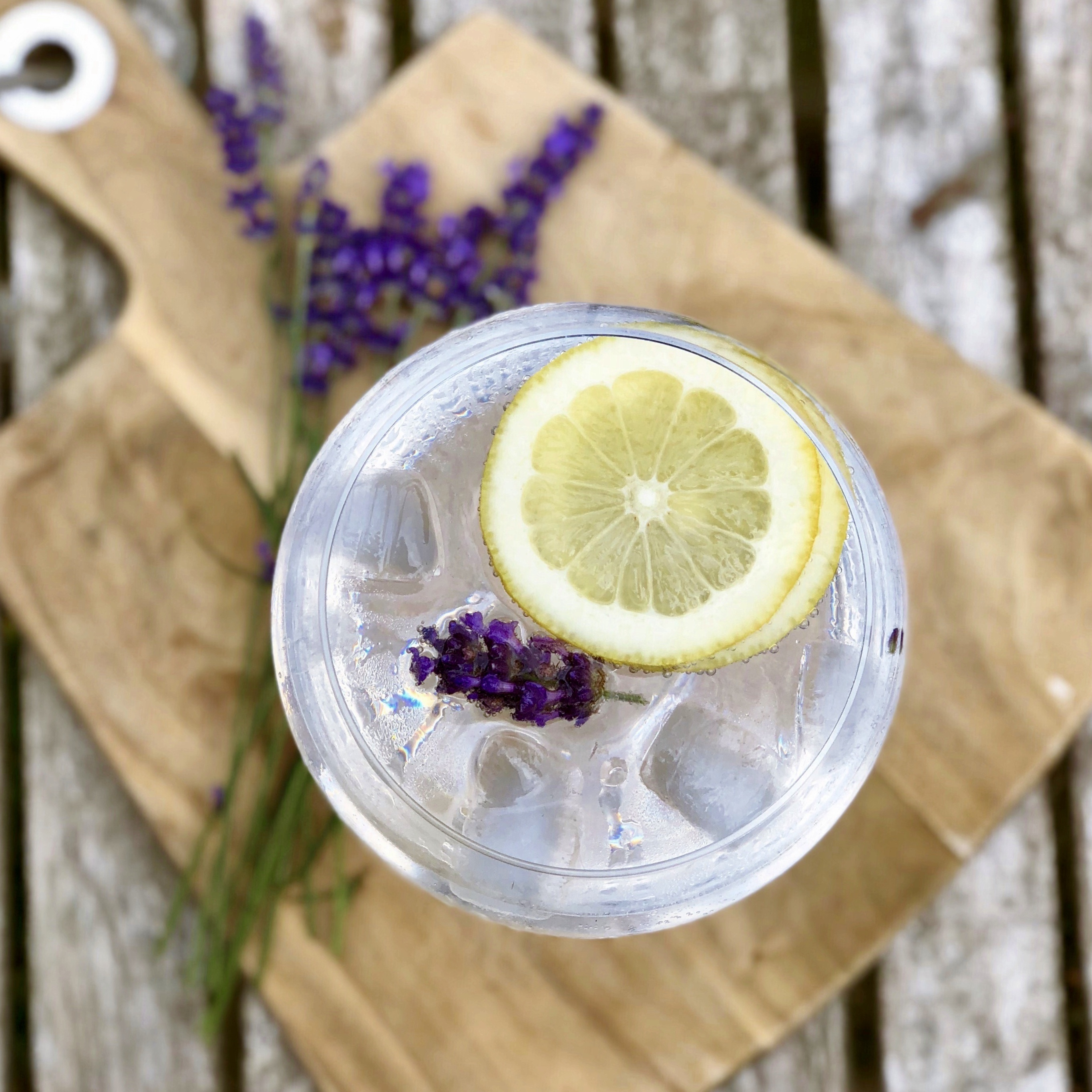 Foodista - Recipes, Cooking Tips, and Food News - Lavender Infused Gin