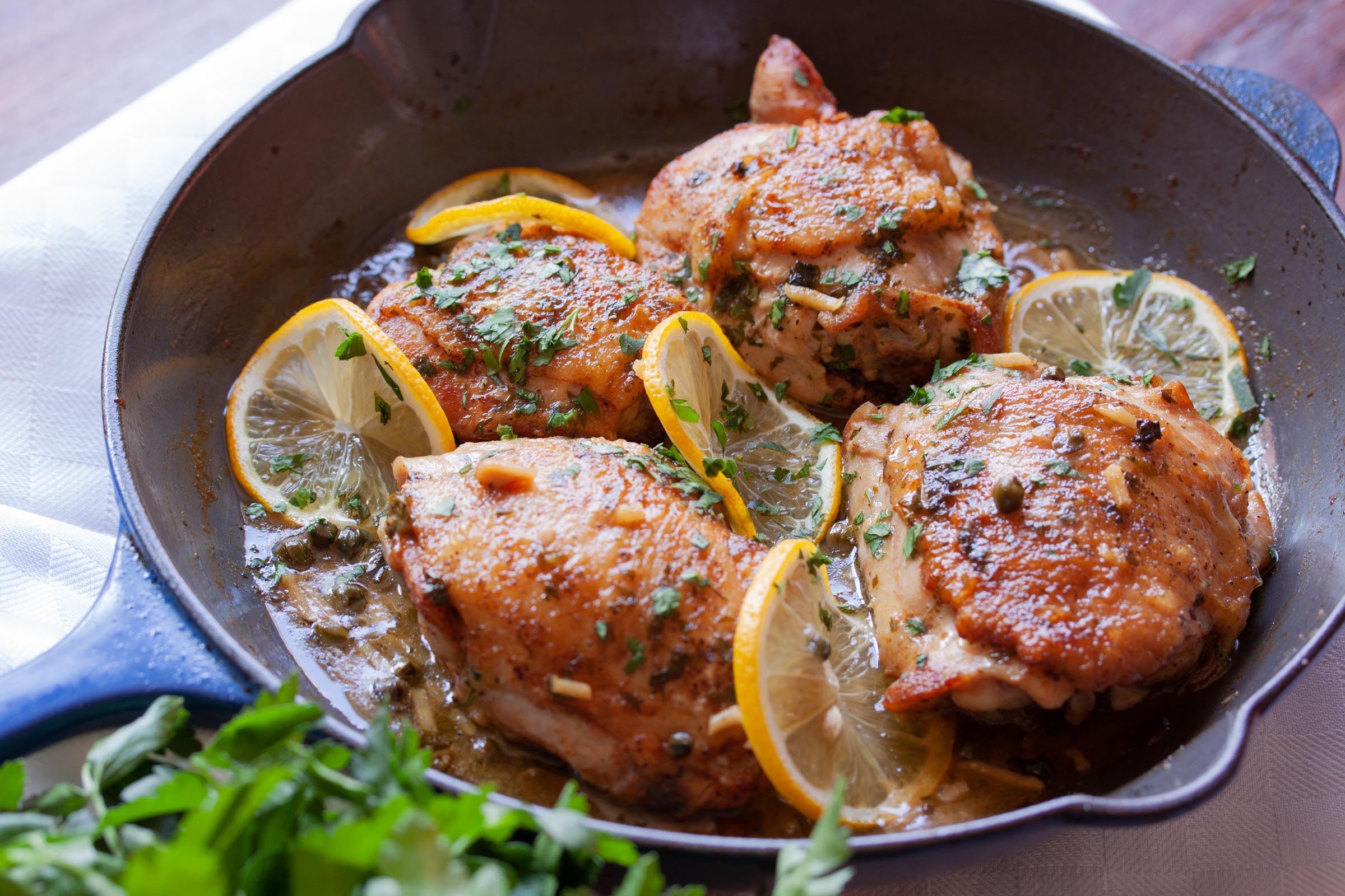 Foodista | Recipes, Cooking Tips, and Food News | Brandy Chicken Piccata