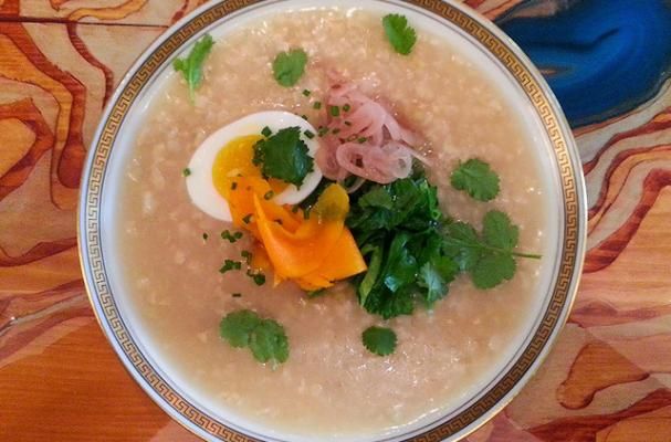 brown rice porridge (congee)