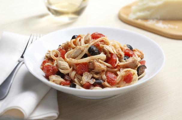 Mediterranean Style Linguine