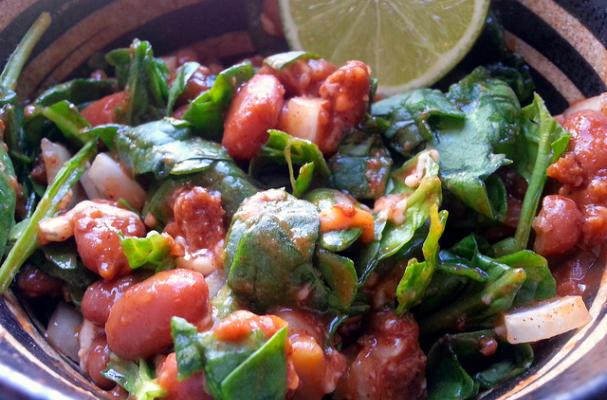Vegetarian Chili with Spinach
