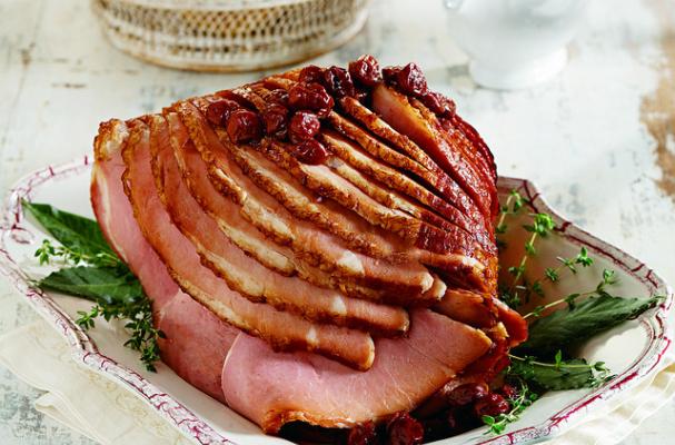 Cherry and Port Glazed Ham