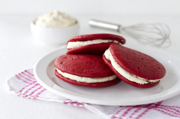 Red Velvet Whoopie Pies