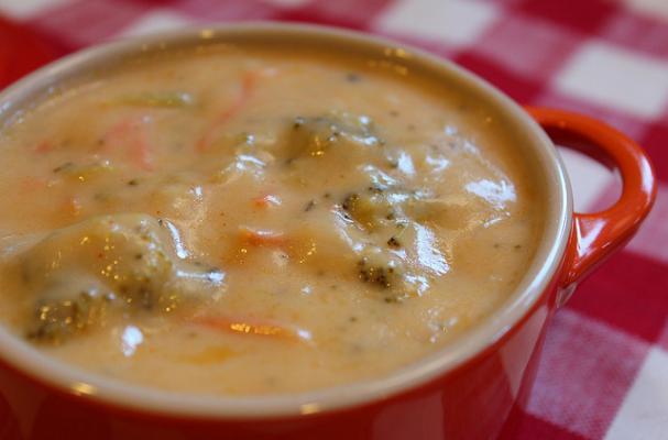 Creamy Broccoli Cheddar Soup 