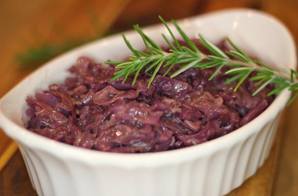 hard cider braised cabbage