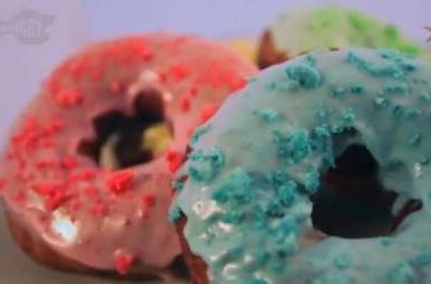 Froot Loop Donuts