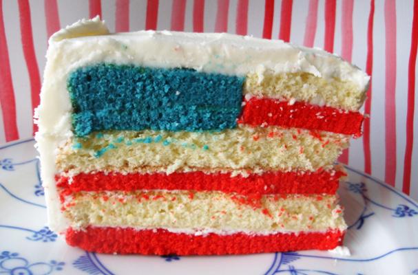 American Flag Cake