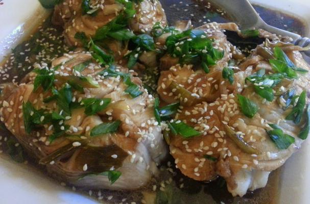 Ginger and Lemongrass Simmered Alaskan Black Cod