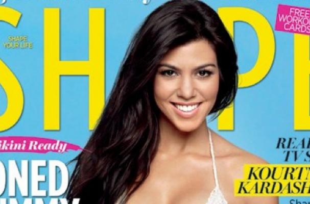 Kourtney Kardashian Shape Magazine