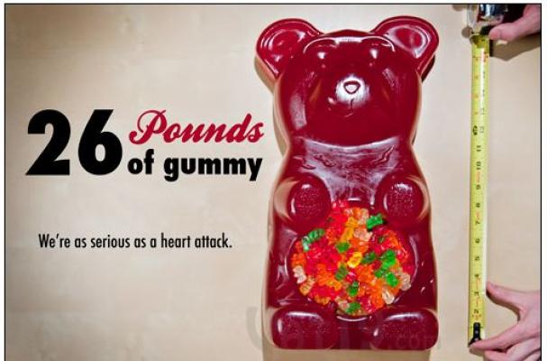 26 pound gummy bear