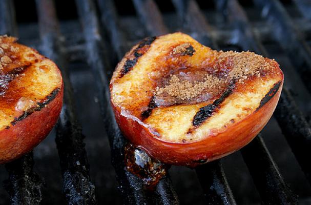 grilled peaches