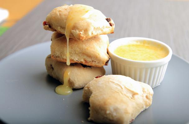 Cranberry Orange Scones with Orange Glaze