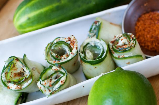 Cucumber Avocado Chili Lime Roll