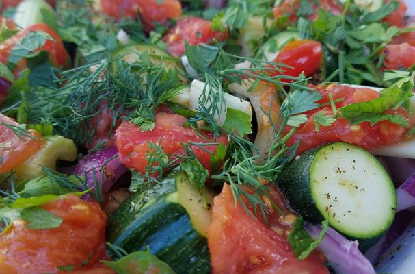 Easy Garlic and Herb Roasted Vegetables