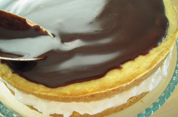 allergy free boston cream pie