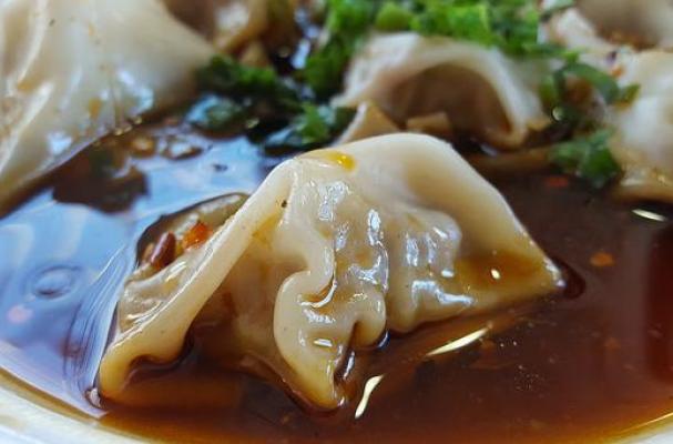 Shui Jiao: Spicy Sichuan-style Water-Boiled Dumplings in Red Oil