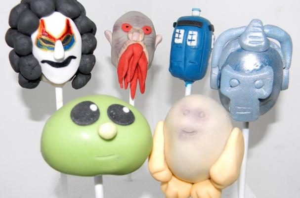 Doctor Who Cake Pops