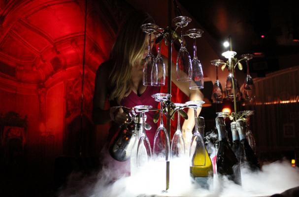 Liquid Nitrogen Cocktail Cart