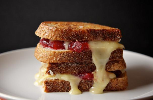 Cranberry Brie Grilled Cheese