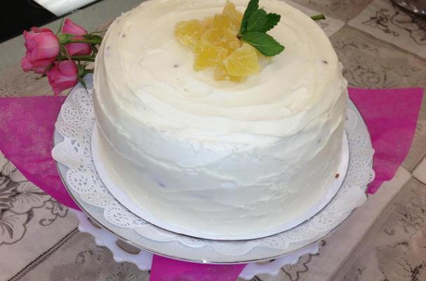 Hummingbird Cake with Butter Pecan Frosting