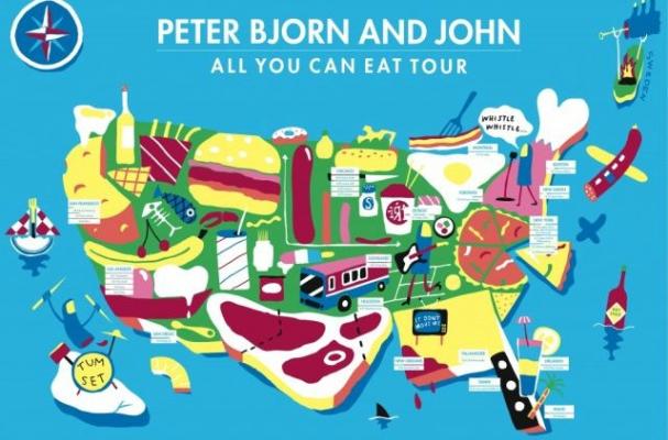 Peter Bjorn and John Embark on the "All You Can Eat" Tour