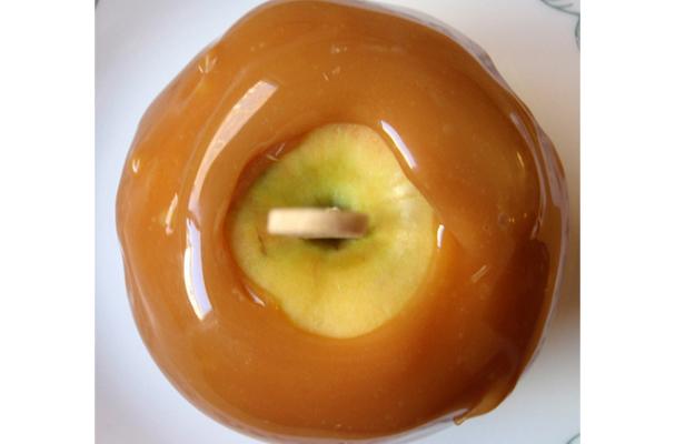 Salted Caramel Covered Apples