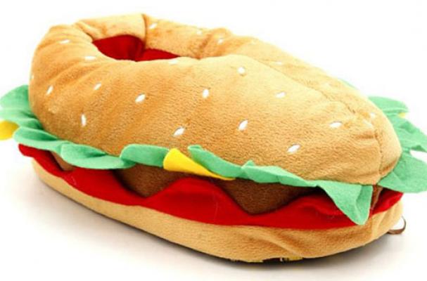 Cheeseburger Slippers