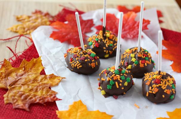 Halloween Cookie Dough Pops