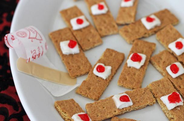 Bloody Bandaid Cookies