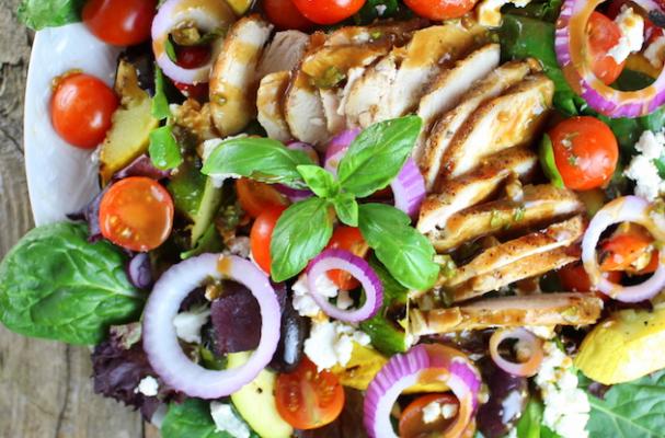 Grilled Mediterranean Chicken Salad