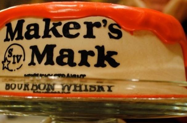 Maker's Mark Birthday Cake