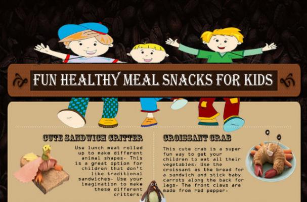 Infographic: Fun Healthy Meal Snacks for Kids