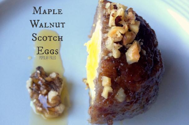 Maple Walnut Scotch Eggs