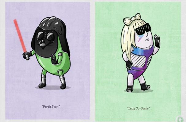 Pop Culture Icons as Produce