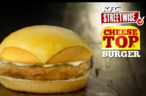 KFC Philippines Cheese Top Burger
