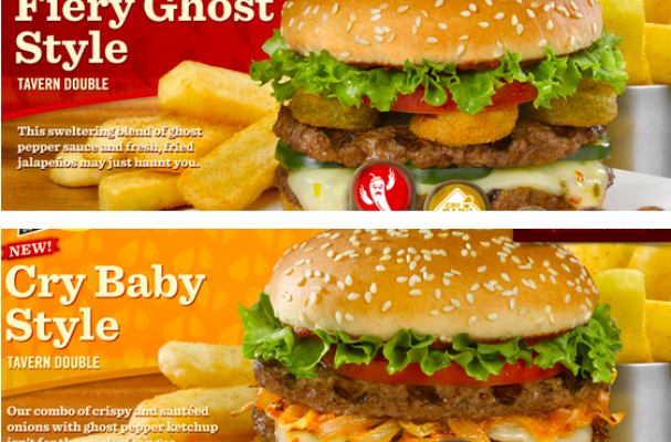 Red Robin Ghost Pepper Burgers